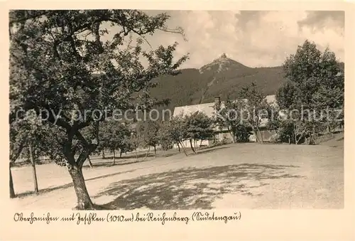 AK / Ansichtskarte Oberhanichen_Sudetenland Jeschken Reichenberg Oberhanichen_Sudetenland