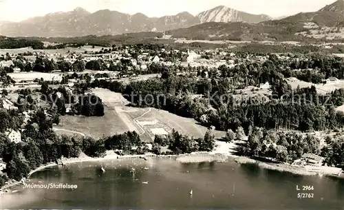 AK / Ansichtskarte Murnau_Staffelsee Fliegeraufnahme Murnau_Staffelsee