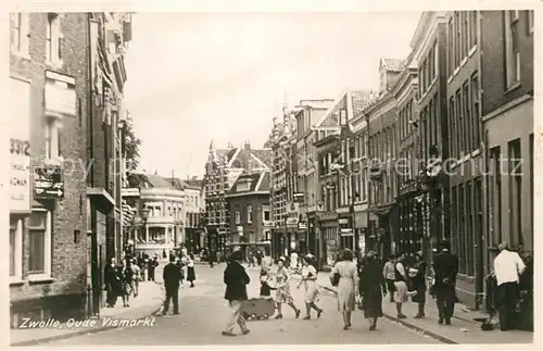AK / Ansichtskarte Zwolle_Overijssel Oude Vismarkt  Zwolle_Overijssel
