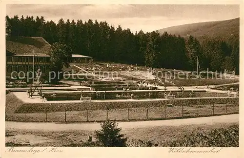 AK / Ansichtskarte Braunlage Waldschwimmbad Braunlage