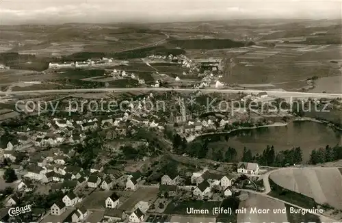 AK / Ansichtskarte Ulmen Maar Burgruine Ulmen