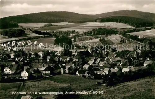 AK / Ansichtskarte Usseln Fliegeraufnahme Usseln