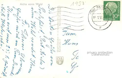 AK / Ansichtskarte Aicha_Wald  Aicha_Wald