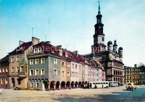 AK / Ansichtskarte Poznan_Posen Fragment Starego Rynku Poznan Posen