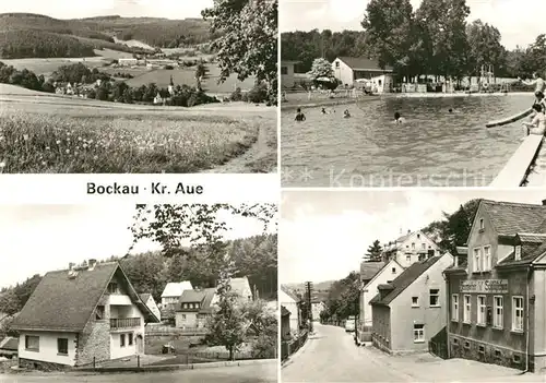 AK / Ansichtskarte Bockau_Erzgebirgskreis Schwimmbad Bockau Erzgebirgskreis