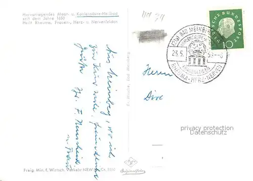 AK / Ansichtskarte Bad_Meinberg Fliegeraufnahme Bad_Meinberg