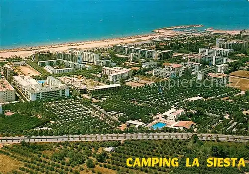 AK / Ansichtskarte Salou Camping La Siesta Fliegeraufnahme Salou