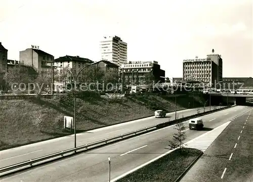 AK / Ansichtskarte Duisburg_Ruhr Stadtautobahn am Hauptbahnhof  Duisburg Ruhr