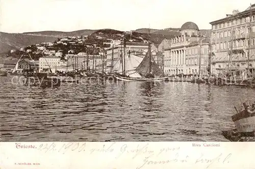 AK / Ansichtskarte Trieste Riva Carciotti Trieste