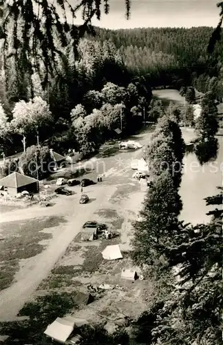 AK / Ansichtskarte Altensteig_Schwarzwald Campingplatz Altensteig_Schwarzwald