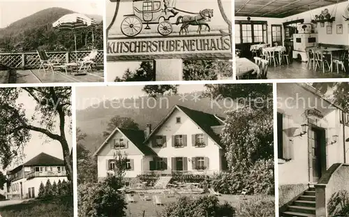 AK / Ansichtskarte Staufenberg_Gernsbach Kutscherstube Neuhaus Staufenberg Gernsbach