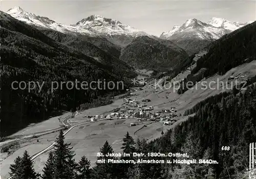 AK / Ansichtskarte St_Jakob_Defereggen Pfannhorn Almerhorn Hochgall  St_Jakob_Defereggen