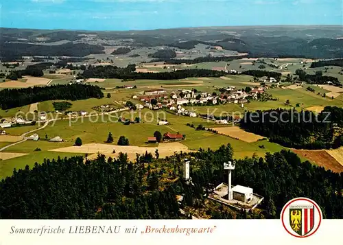 AK / Ansichtskarte Liebenau_Oberoesterreich Fliegeraufnahme Brockenbergwarte Liebenau_Oberoesterreich