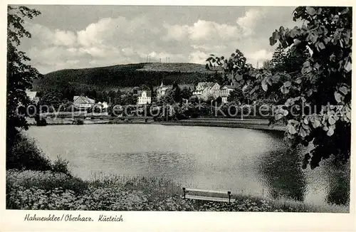 AK / Ansichtskarte Hahnenklee Bockswiese_Harz Kurteich Hahnenklee Bockswiese
