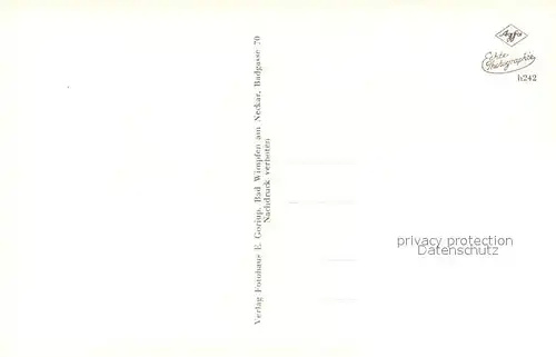 AK / Ansichtskarte Bad_Wimpfen Steinhaus Bad_Wimpfen