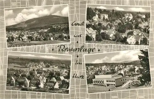 AK / Ansichtskarte Braunlage Panorama Teilansichten Braunlage