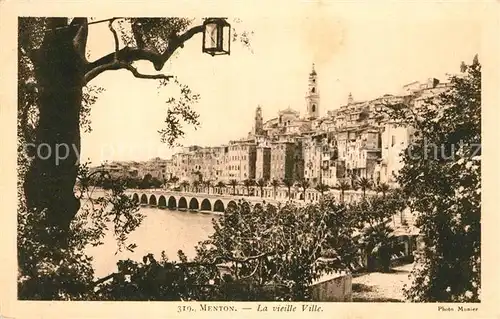 AK / Ansichtskarte Menton_Alpes_Maritimes La vieille Ville Menton_Alpes_Maritimes