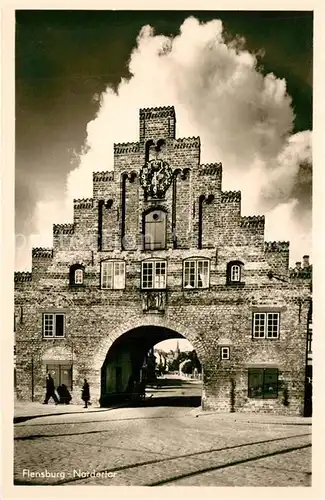 AK / Ansichtskarte Flensburg Nordertor Flensburg