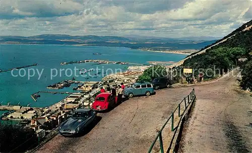 AK / Ansichtskarte Gibraltar View of Town and Harbour Gibraltar