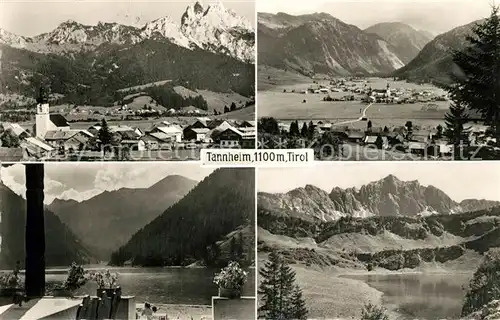 AK / Ansichtskarte Tannheim_Tirol Panorama Teilansichten Tannheim Tirol