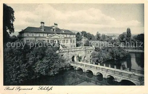 AK / Ansichtskarte Bad_Pyrmont Schloss Bad_Pyrmont