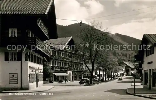 AK / Ansichtskarte Oberammergau Dorfstrasse Oberammergau