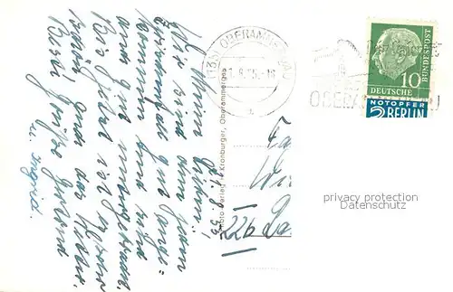 AK / Ansichtskarte Oberammergau Dorfstrasse Oberammergau