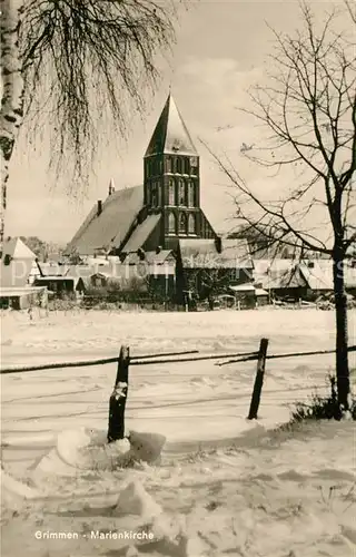 AK / Ansichtskarte Grimmen Marienkirche Grimmen