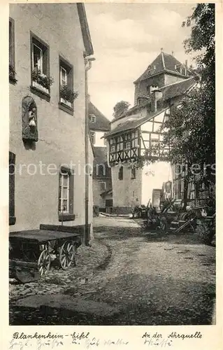 AK / Ansichtskarte Blankenheim_Eifel An der Ahrquelle Blankenheim_Eifel