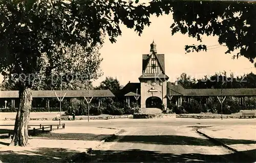 AK / Ansichtskarte Bad_Saarow Pieskow Bahnhof Bad_Saarow Pieskow