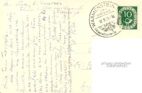 AK / Ansichtskarte Oberwarmensteinach Blick ins Mausbachtal Oberwarmensteinach