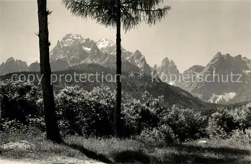 AK / Ansichtskarte Sesto_Sexten_Suedtirol Croda Rossa Cime Undici Dodici Sesto_Sexten_Suedtirol