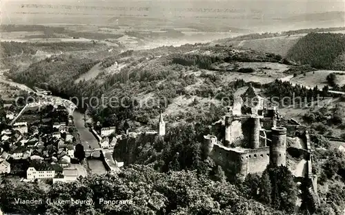 AK / Ansichtskarte Vianden Panorama Vianden