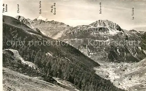AK / Ansichtskarte Col_de_l_Iseran Vue sur Val d Isere Col_de_l_Iseran