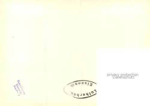 AK / Ansichtskarte Eisenach_Thueringen Lutherhaus Fachwerk Eisenach Thueringen