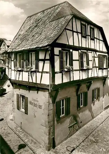 AK / Ansichtskarte Bad_Kreuznach Histor. Dr. Faust Haus Bad_Kreuznach