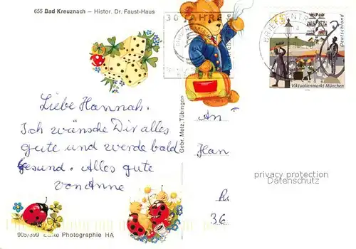 AK / Ansichtskarte Bad_Kreuznach Histor. Dr. Faust Haus Bad_Kreuznach