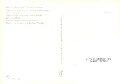 AK / Ansichtskarte Luetzen Gustav Adolf Gedaechtnisstaette Luetzen