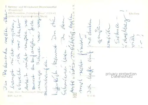 AK / Ansichtskarte Oberwiesenthal_Erzgebirge Restaurant Fichtelberghaus  Oberwiesenthal Erzgebirge