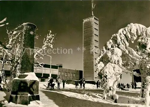 AK / Ansichtskarte Oberwiesenthal_Erzgebirge Restaurant Fichtelberghaus  Oberwiesenthal Erzgebirge