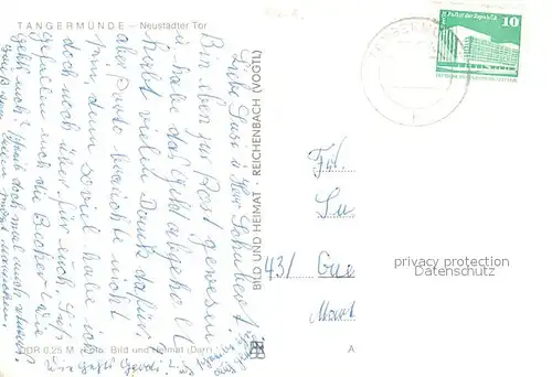 AK / Ansichtskarte Tangermuende Neustaedter Tor Tangermuende