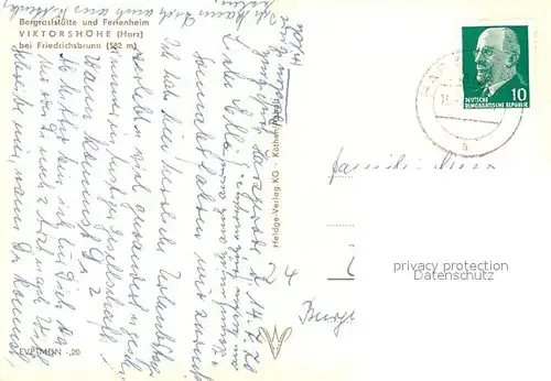 AK / Ansichtskarte Viktorshoehe Restaurant Ferienheim Viktorshoehe bei Friedrichsbrunn Viktorshoehe