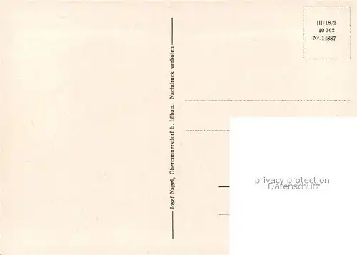 AK / Ansichtskarte Obercunnersdorf_Loebau Kirchenpartie Obercunnersdorf Loebau