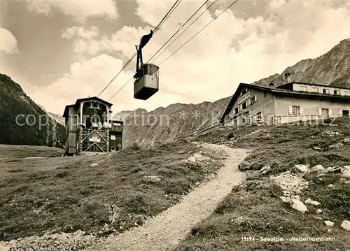 AK / Ansichtskarte Oberstdorf Nebelhornbahn Station Seealpe Oberstdorf