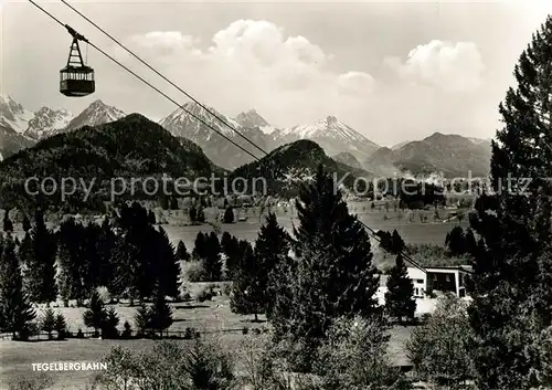 AK / Ansichtskarte Tegelberg Bergbahn mit Tastation  Tegelberg