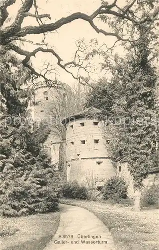 AK / Ansichtskarte ueberlingen_Bodensee Gallerturm Wasserturm ueberlingen Bodensee