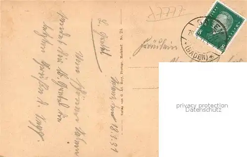 AK / Ansichtskarte Salem_Baden Partie beim Schloss Salem_Baden