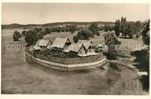 AK / Ansichtskarte Unteruhldingen Freilichtmuseum Pfahldorf der Steinzeit Unteruhldingen