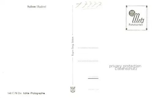 AK / Ansichtskarte Salem_Baden Klosterkirche Park Salem_Baden