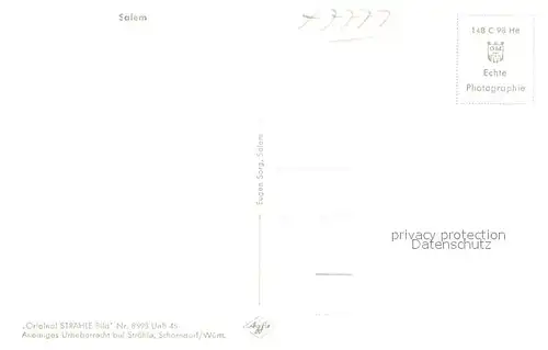 AK / Ansichtskarte Salem_Baden Schloss Fliegeraufnahme Salem_Baden